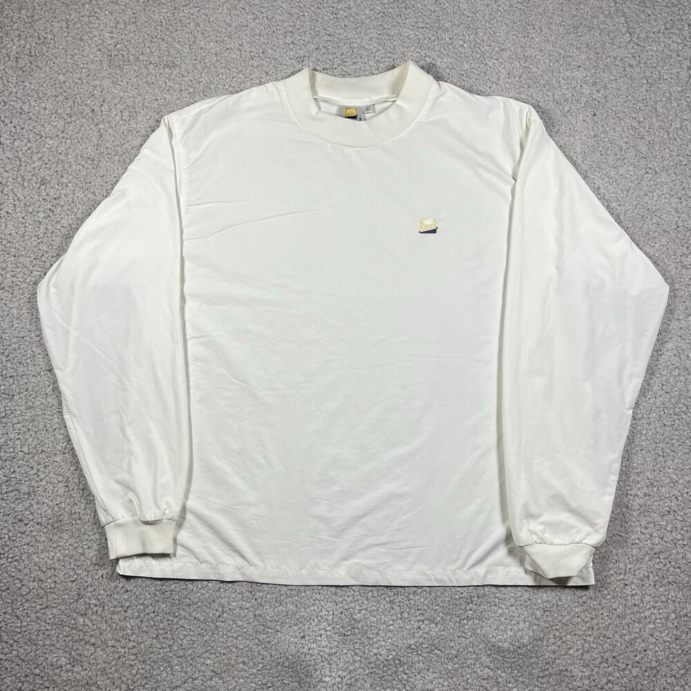 Solumbra Shirt L White Long Sleeve Sun Protection UPF USA Fishing Hiking Outdoor